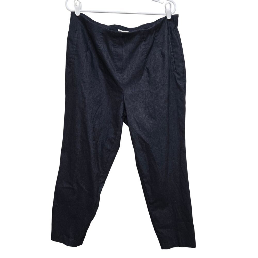 Cato Hi Rise Pull On Slim Ankle Pants 16W Dark Wash